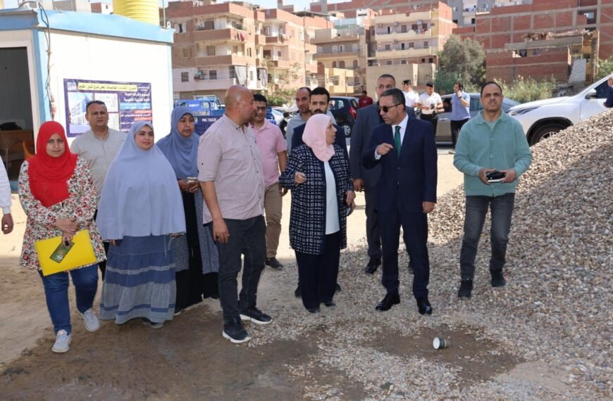 محافظ المنوفية يتفقد الأعمال الإنشائية لدار المناسبات بحي شرق ومنظومة العمل بشركة المنوفية لصيانة الآليات
