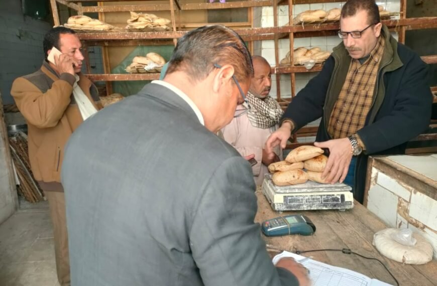 تحرير ٢٢١ محضر مخالفات مخابز وأسواق وضبط ١٣ طن أرز و ذرة ونخالة مجهولة المصدر خلال شهر