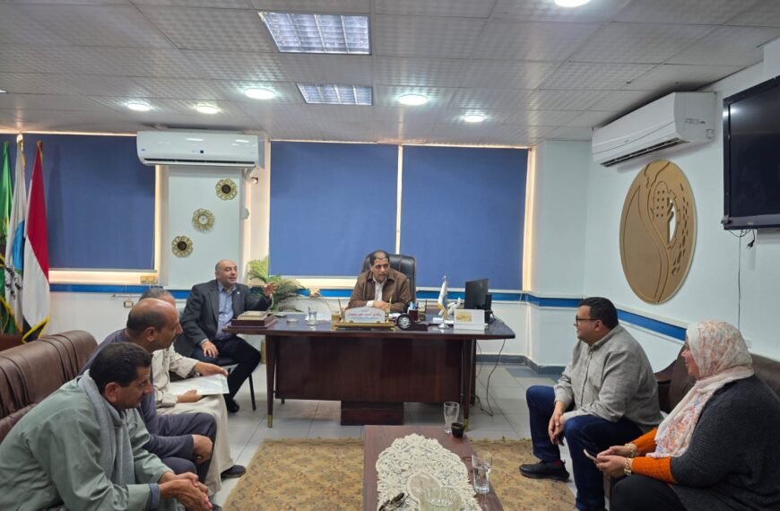 رئيس شركة مياه المنوفية يلتقي أعضاء مجلس الشيوخ ويؤكد على تضافر الجهود للارتقاء بمستوى الخدمات