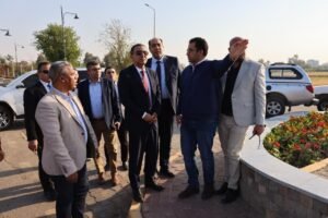 محافظ المنوفية يتفقد الحدائق والميادين للإطمئنان علي الحالة العامة والتأكد من جاهزيتها الكاملة لإستقبال الزائرين