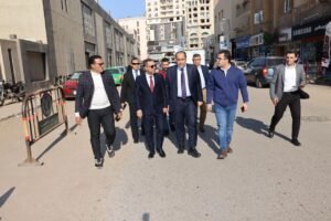 محافظ المنوفية يتفقد شارع الإستاد ومحطة عاطف السادات ويوجه بعرض مقترح لطرح سوق سيارات شبين الكوم